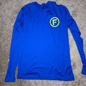 Blue Long Sleeve Kids Tee